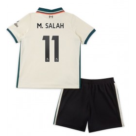 Jalkapallo Pelipaidat Liverpool M.Salah 11 Lasten Vieraspaita 2021-2022 Lyhythihainen